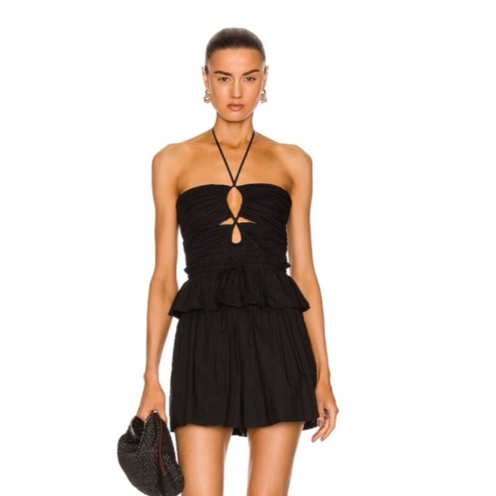 NWT Ulla Johnson summer 2022 Black Romper size 0 $395